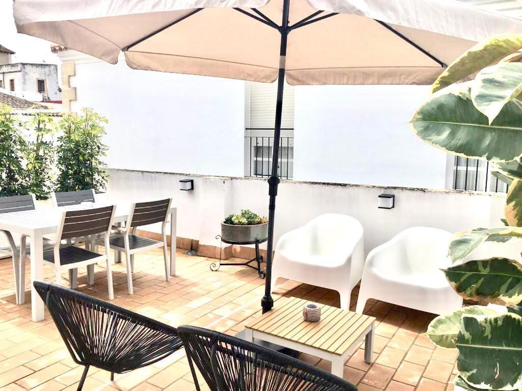 Semiloft Romantico Catedral Con Soleada Azotea Comunitaria Jerez de la Frontera Exterior foto